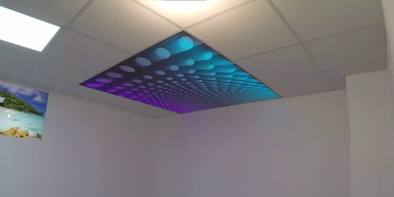 3D натяжной потолок для офиса — Волжский, проспект Ленина, 120, фото 1
